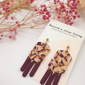 Polymer clay earrings