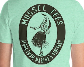 Koszulka Mussel Tees, Koszulka Martha's Vineyard, Koszulka Aloha, Koszulka Hula Girl, Koszulka letnia, Koszulka Surf,