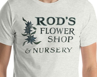 Rod's Flower Shop T-Shirt, Martha's Vineyard T-Shirt, Vintage T-Shirt, Flower T-Shirt, Mussel Tees T-Shirt, Cape Cod T-Shirt