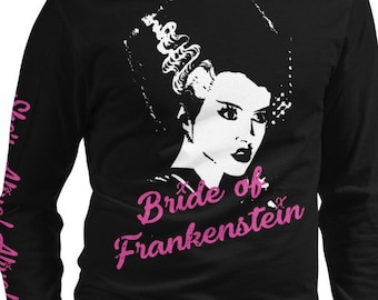 Koszulka z długim rękawem Bride of Frankenstein, Koszulka z długim rękawem Halloween, Koszulka z długim rękawem Mussel Tees