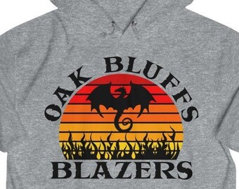 Unisex Oak Bluffs Blazers Hoodie, Dragon Hoodie, Martha's Vineyard Hoodie, Mussel Tees Hoodie, Oak Bluffs Hoodie