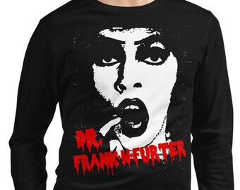 Koszulka z długim rękawem Dr. Frank.N.Furter, Koszulka z długim rękawem Mussel Tees, Koszulka z długim rękawem Rocky Horror, Koszulka z długim rękawem Halloween