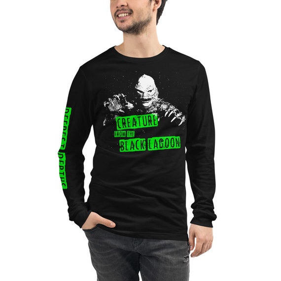 Creature From the Black Lagoon Unisex Long Sleeve Tee, Mussel Tees