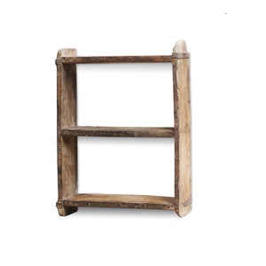 Rustic wall shelf made of old brick molds / brick molds - vertical/horizontal hanging possible