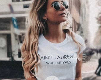 Saint laurent t shirt damen Clearance