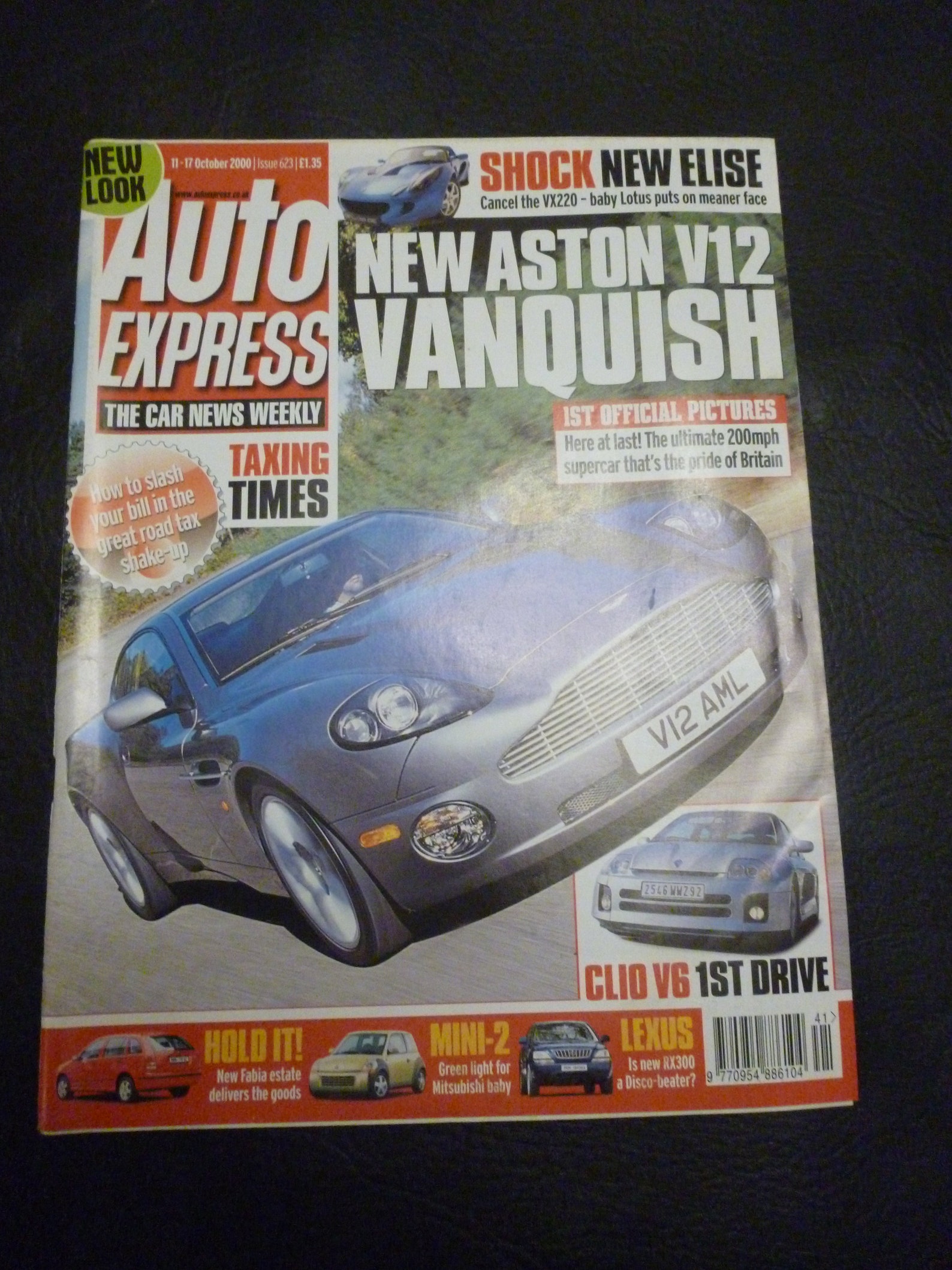 Auto Express Car Magazine VINTAGE Issue 623 Oct 2000 Aston Etsy