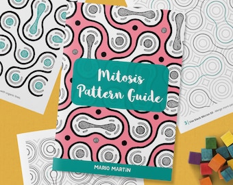 MITOSIS Pattern Drawing Guide | How To Draw Geometric Biology Patterns | Step by Step Tutorial + Tracing Template | Printable PDF Ebook