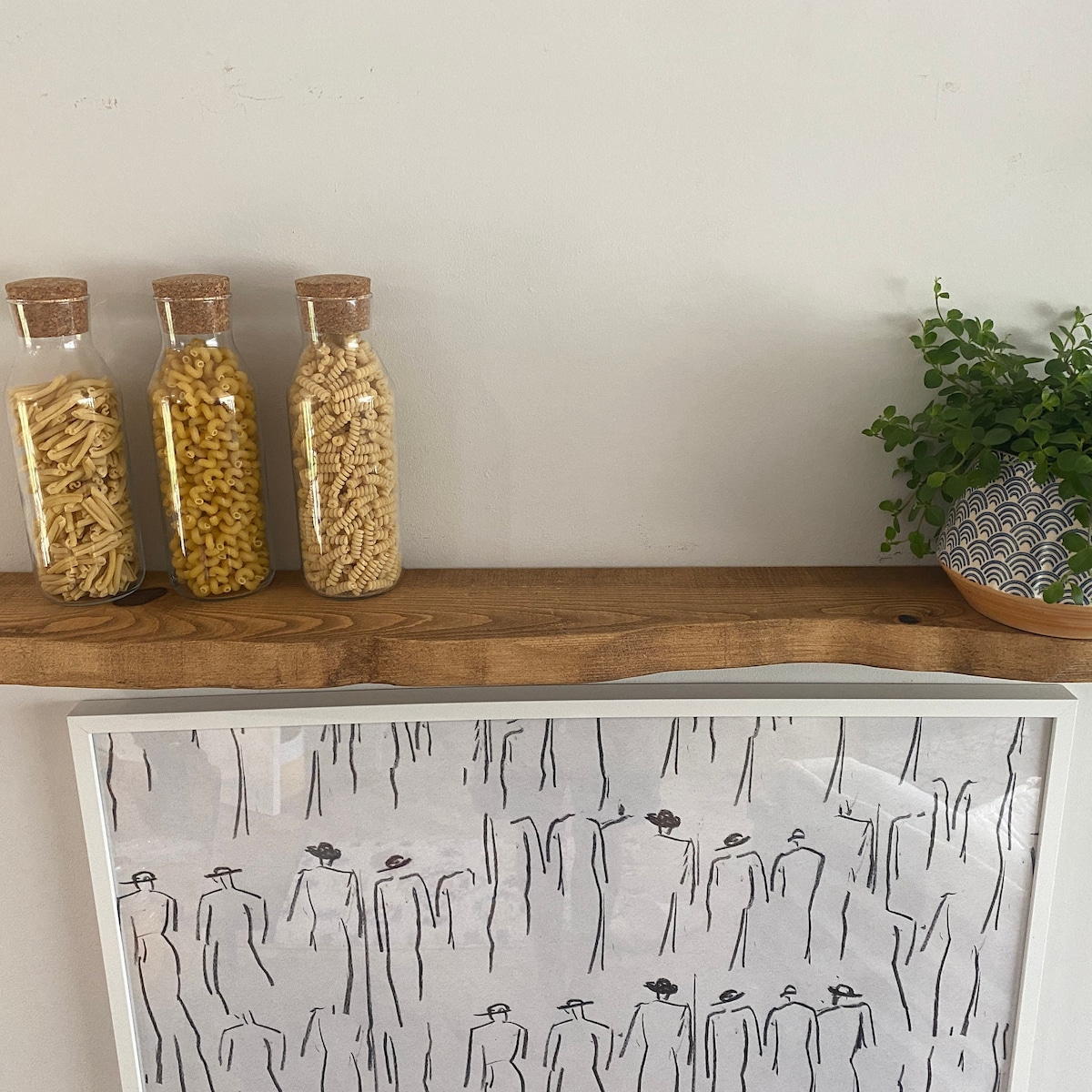 FORÊT Rustic Angled Live Edge Solid Wood Chunky Scaffold Floating Hidden Bracket Shelves - Etsy