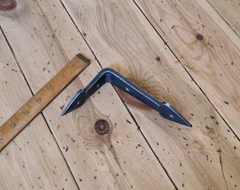 SPEARHEAD Pair of Heavy Duty Industrial Wall Shelf Brackets Handmade in the UK