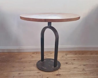 FULWOOD Hand Cast Iron Heavy Duty Pedestal Leg Central Support Vintage Raw Steel Frame Dining Desk Table Legs Handmade in the UK