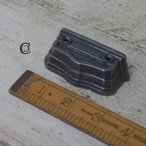RIM Latch Antique Hand Forged Iron Rustic Door Latch Catch Cupboard Lock image 2