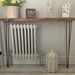FORÊT Rustic Hairpin Leg Radiator Hallway Console Table Handcrafted with Solid Wood