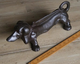 Forêt Industrial Rustic Hand Forged Dog Puppy Dachshund Boot Scraper