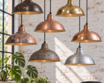 BISTRO Industrial Pendant Hanging Light Lamp Shade Metal - 280mm