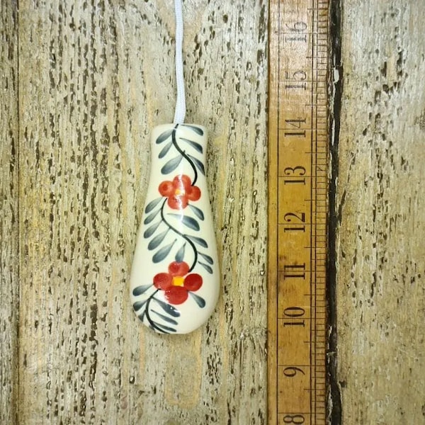 Forêt Patterned Chintz Ceramic Toilet Bathroom Light Pull Cord