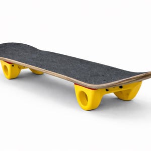 Indoor Skateboard Trucks Training Wheels for Skateboard Practice | Soft Stop Rolling | Balance Trainer