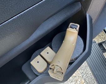 Dodge Ram Door Pocket Gun Holster - Custom Mag Holder for Cummins 1500 2500 3500 - Truck Interior Tactical Accessory