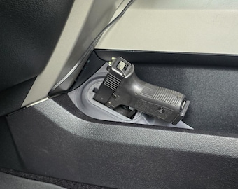 2017-2022 Ford F250 F350 Side Arm Holder - Super Duty Console Holster Mount - Fits F-450 F-550 Alumiduty - Truck Interior Tactical Storage