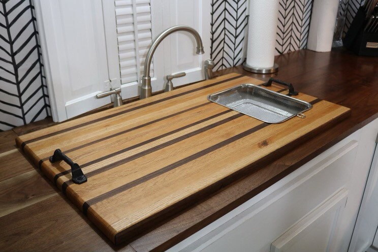 Sink cover for extra counter space  Sink cover, Glass stove top cover,  Kitchen sink diy