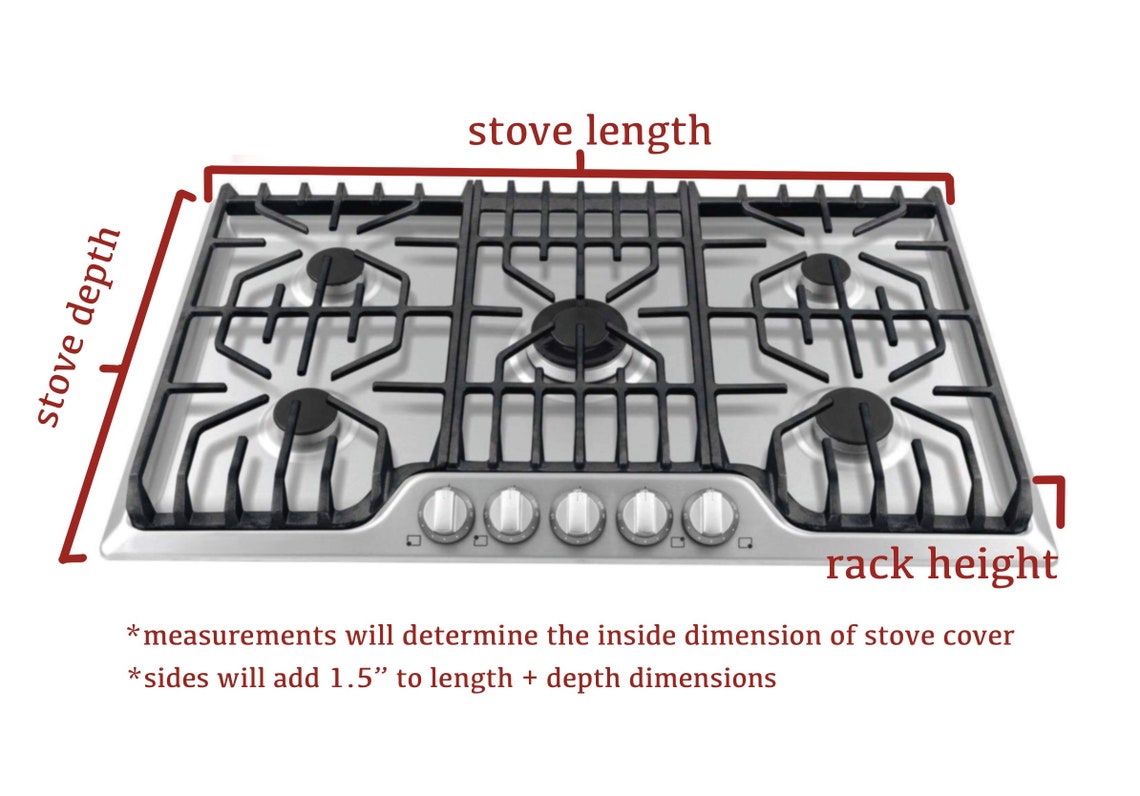 Cutting Board Gas Stove Cover Cherry/oak Board Butter Etsy