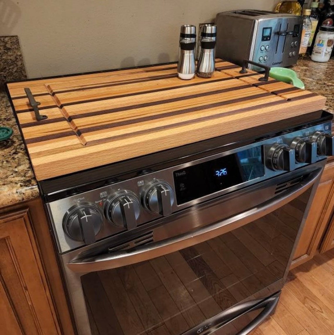 Stove Cover Cutting Board Food Safe Board Butter Included Etsy