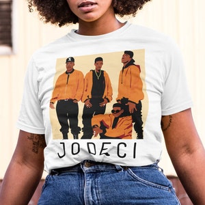 Jodeci Shirt 90's R&B Unisex Jersey Short Sleeve Tee Jodeci Tee For Music Lover 90s Summer Fest Tshirt For Jodeci Concert Throwback Vibes
