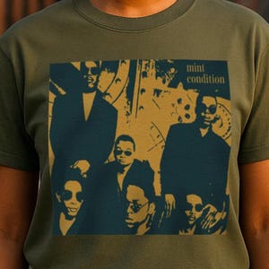Mint Condition Shirt, 90s R&B Music Tshirt, Vintage Inspired, Unisex Fit, Retro Music, Classic Soul, Jazz, Hip Hop, Funk, Dance, Festival