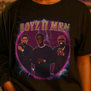 Boyz II Men Shirt, 90s R&B Tshirt, Unisex Fit, Gift, Festival, Concert, Nostalgia, Throwback Vibe, Soul Music Tee, Harmony, Rooted In Rhythm