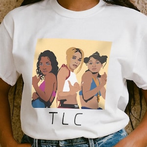 90s TLC Band T-Shirt: R&B Hip Hop Throwback Tee