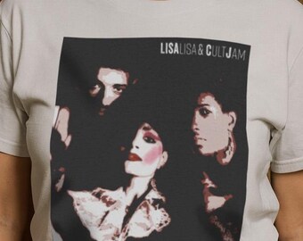 Lisa Lisa & Cult Jam T-Shirt, 80s Music Tee, Retro, Gift, Festival, Classic Pop Shirt, Unisex Fit, 90s Band, Vintage Pop Culture Merch