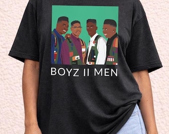 Vtg 1998 Boyz II Men Evolution Tour Concert T-shirt Black L 90s