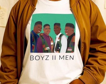 Vtg 1998 Boyz II Men Evolution Tour Concert T-shirt Black L 90s