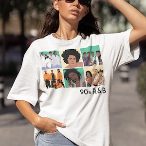 90's Oversized R&B Tee Xscape Maxwell Boyz II Men Jodeci Lauryn Hill TLC 90s RnB Retro Music Shirt Streetwear Tshirt Loungewear Wfh Tee