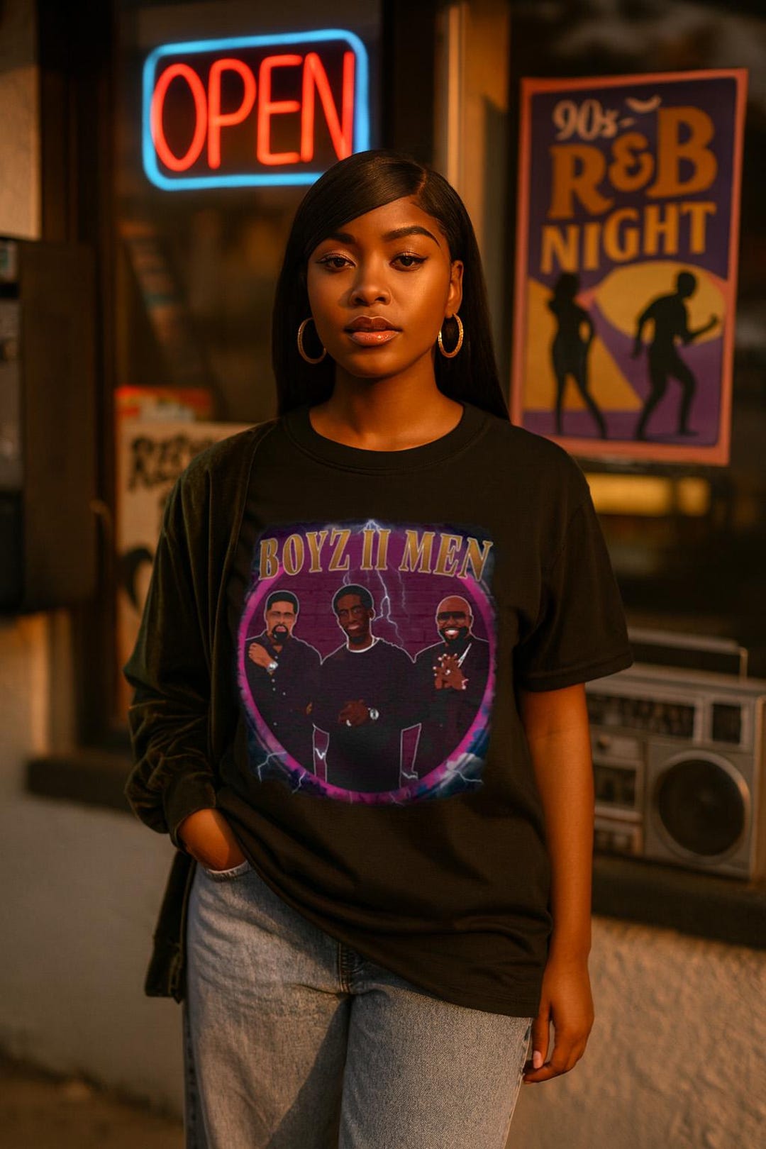 Boyz II Men Shirt | 90s R&B Concert T-shirt | Vintage Retro