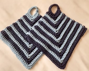 Traditional German stripey Potholder Pattern