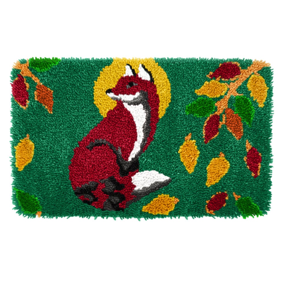 Rabbit DIY Latch Hook Kits Rug Embroidery Carpet Set Needlework