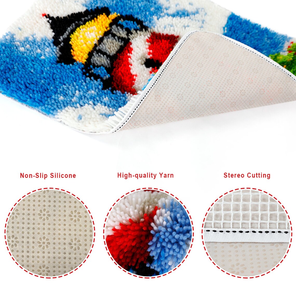 Latch Hook Kits Rug Making Kits DIY for Kids/adults Carpet Etsy UK