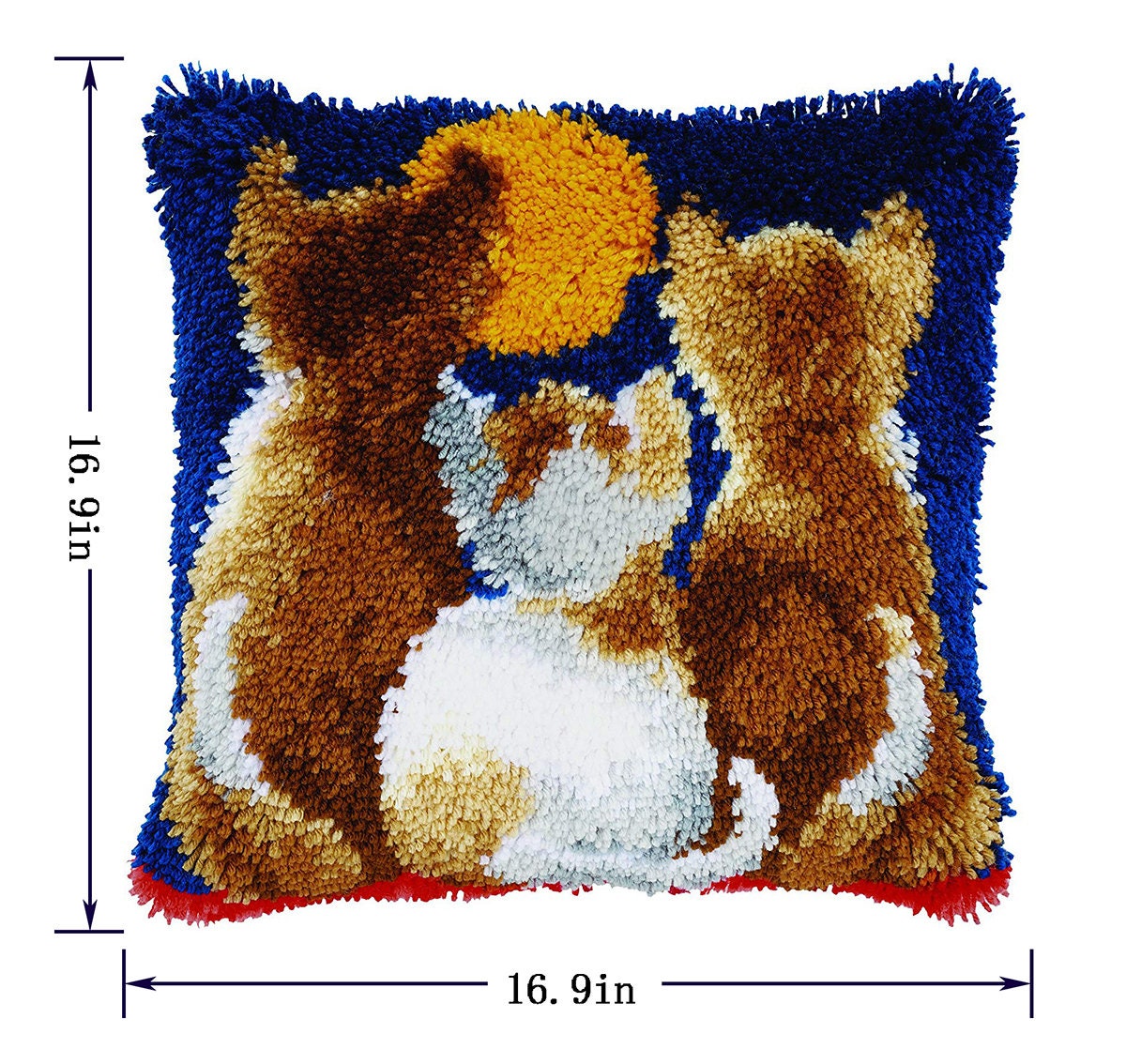 Latch Hook Kits for DIY Throw Pillow Cover Christmas Etsy