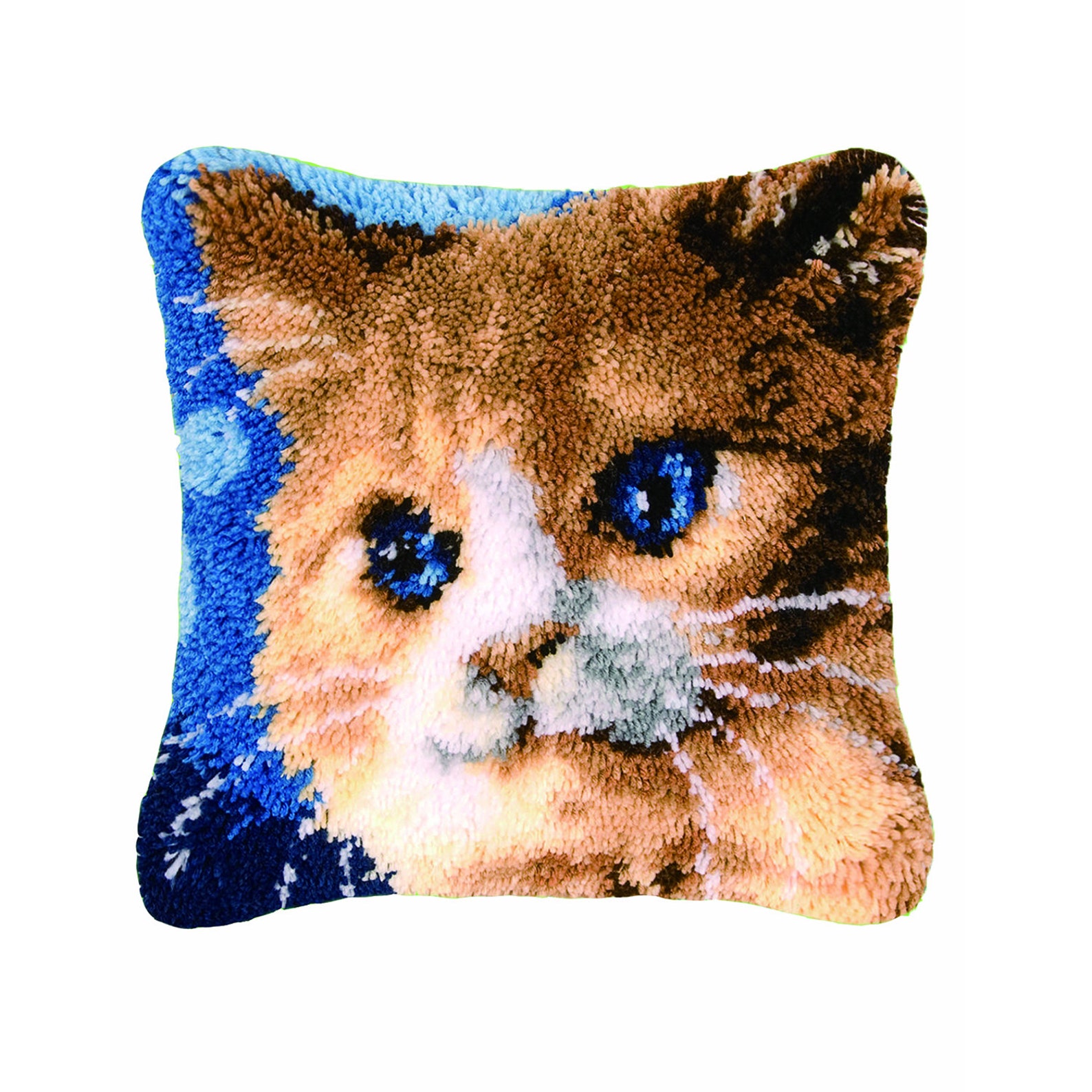 Latch Hook Kit DIY Pillow Cover Handcraft Embroidery Set Etsy