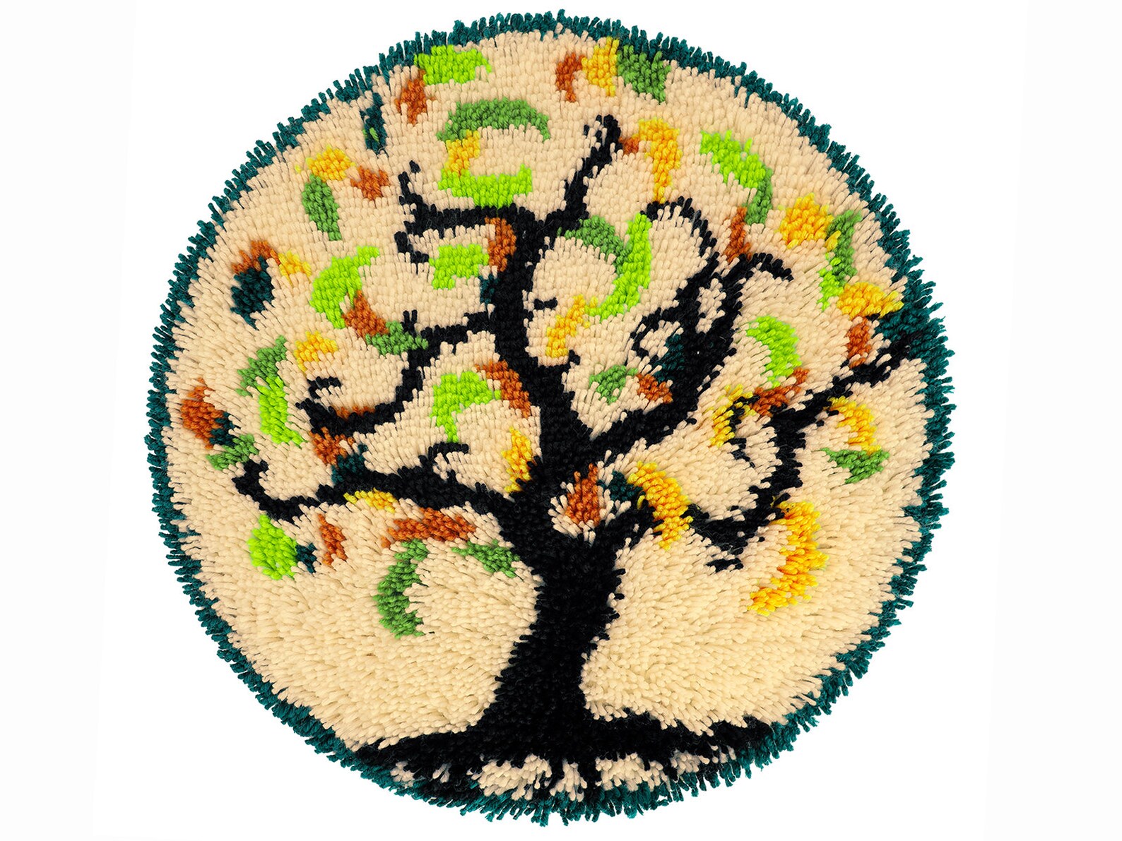 Tree of Life Family Latch Hook Kit Rug Canvas Knit Cushion - Etsy