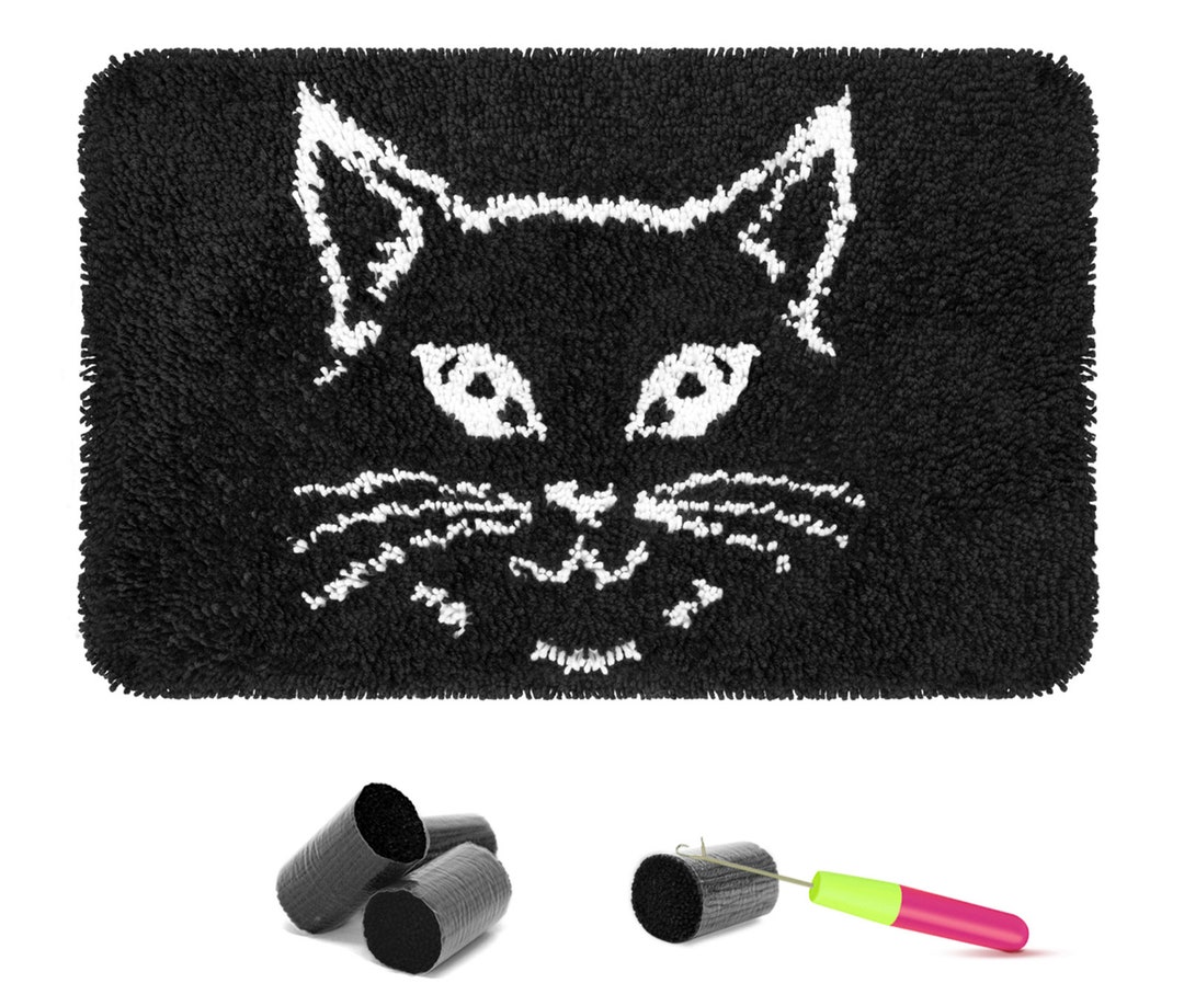 Latch Hook Kits Rug Making Kits DIY for Kids/adults Needle Craft Carpet ...