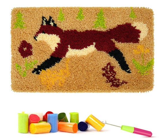 Latch Hook Kits Rug for Kids Children Room Latch Rug Hook for