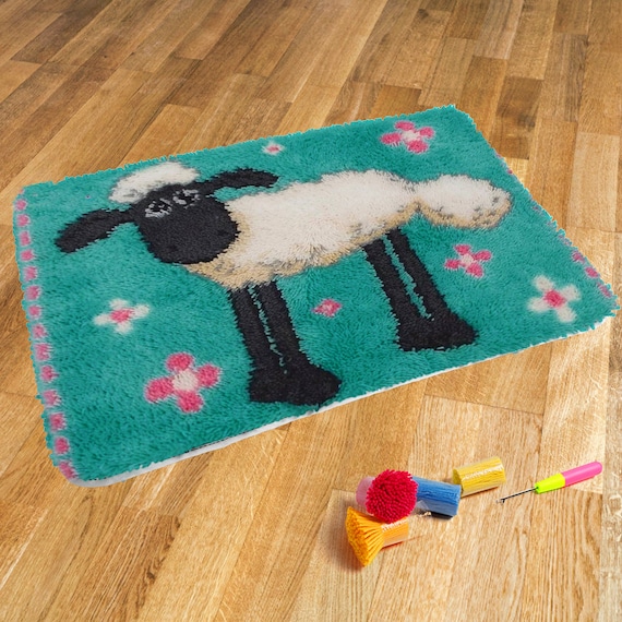 Latch Hook Kits For Kids Cushion Animals Canvas Crochet Diy
