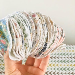 Reusable Face Wipes, Soft Reusable Make Up Pads, Cotton, Eco Friendly Zero Waste, Facial Rounds, Gift For Her, Christmas Gifts image 8