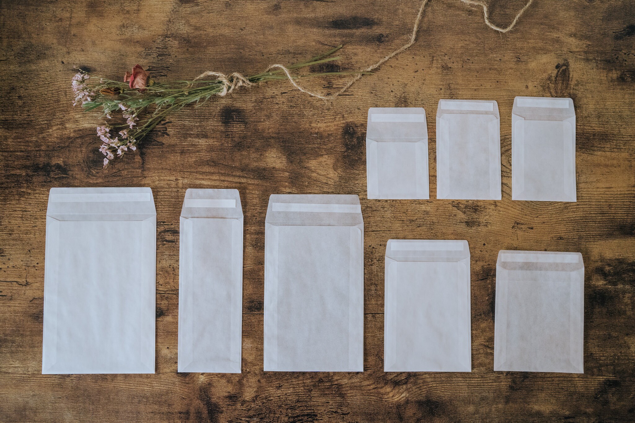 All Sizes Glassine Envelopes Peel & Seal, Wedding Favour, Confetti, E…