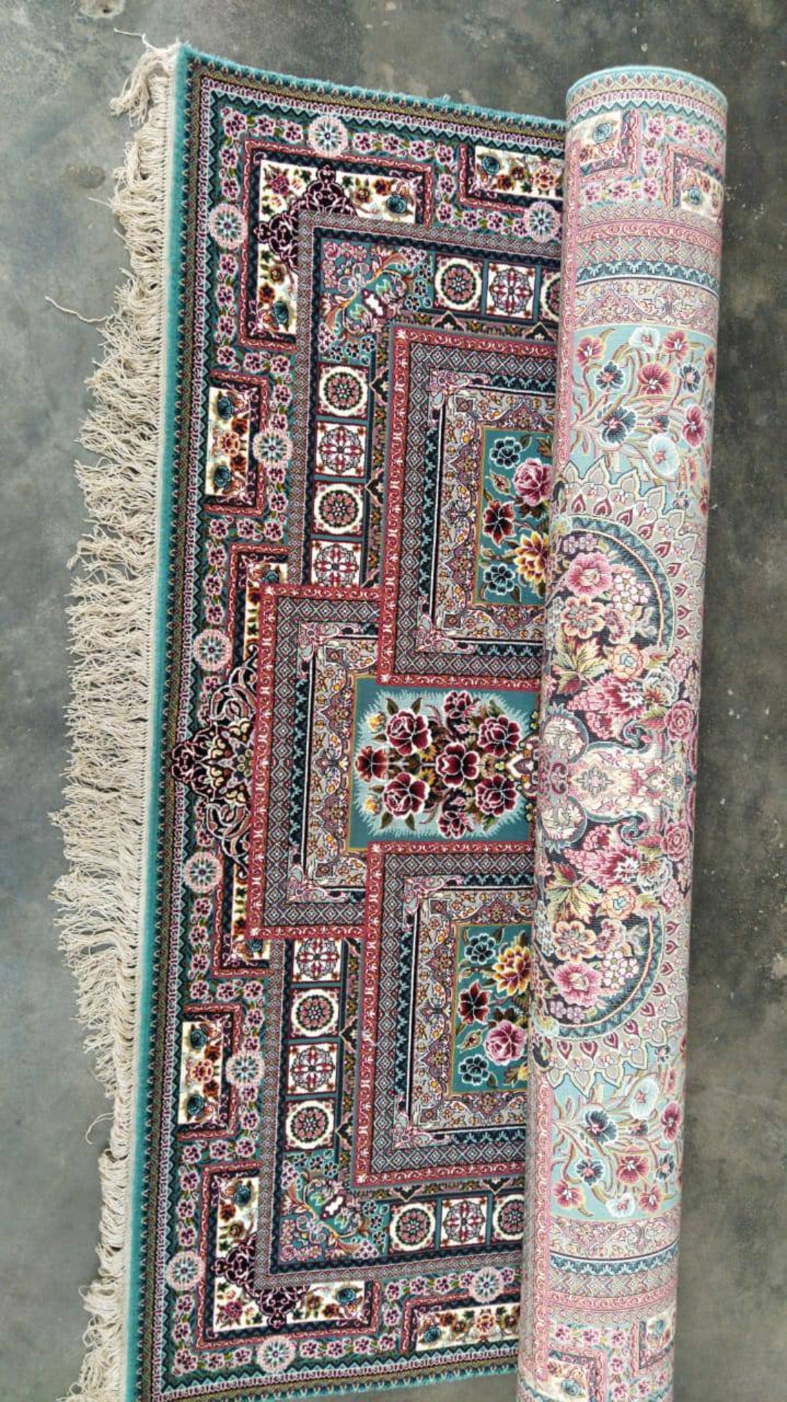 Handmade Persian Rug Silk on Silk Rug 100 Silk Rug Etsy UK
