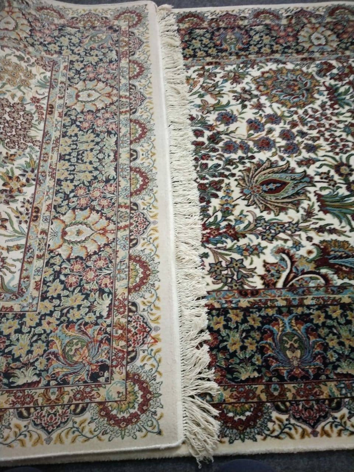 Indian Handmade Kashmiri Carpet Carpet Rug Kashmiri Rug Etsy