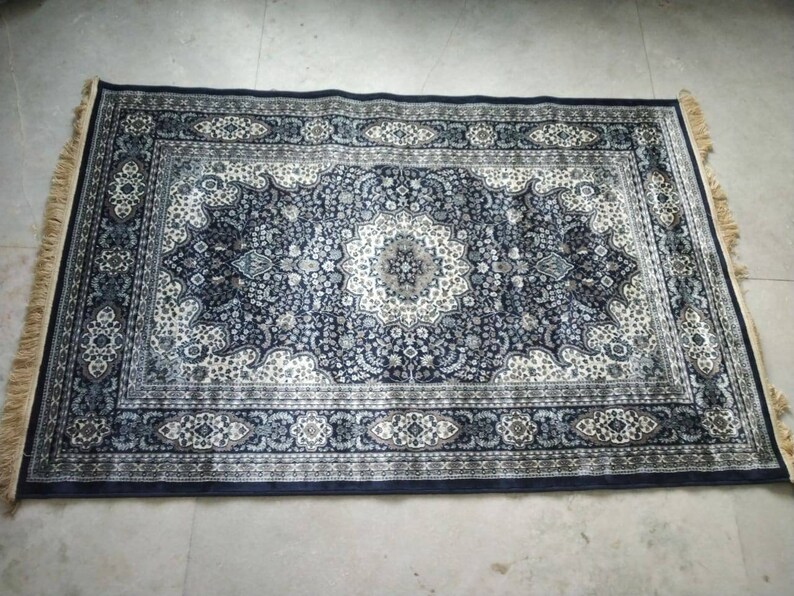 Indian Handmade Kashmiri Carpet Carpet Kashmiri Rug Turkish Etsy