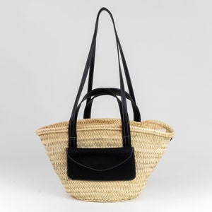 Straw Bag, Straw Basket, Natural Bag, Beach Bag, Handmade Bag, Morocco Bag, Moroccan Basket, Crossbody Bag, French Basket, Summer Bag image 3