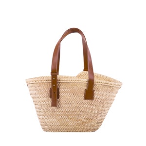 Straw Bag, Straw Basket, Natural Bag, Beach Bag, Handmade Bag, Morocco Bag, Moroccan Basket, Crossbody Bag, français Basket, Summer Bag image 2